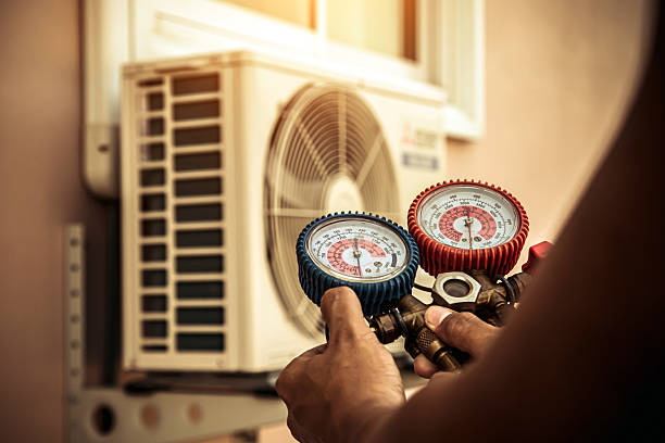Professional Ac Installation technician working in Milford, MI
